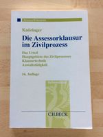 nger Die Assessorklausur im Zivilprozess Skript 16. Aufl. München - Allach-Untermenzing Vorschau