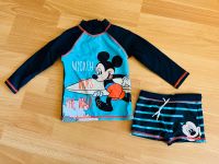 Neu! Badeshirt und Badehose Gr.86 Micky Maus Disney Baby Topolino Brandenburg - Grunow Vorschau