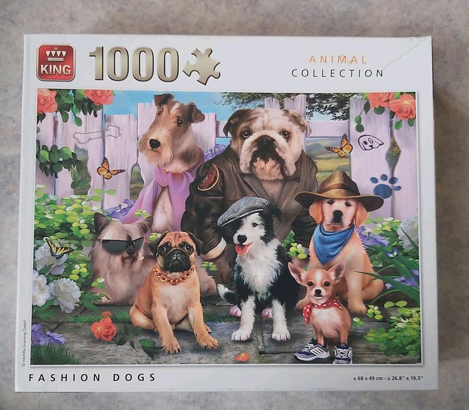 Hundepuzzle 1000 Teile in Harsleben
