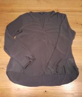 Bluse~TOM TAILOR~Größe 40~grau~Oberteil~Wickeloptik~Schlupfbluse~ Bayern - Warngau Vorschau