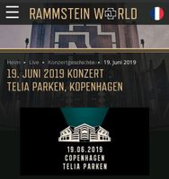 *SUCHE* Rammstein Europa Stadion Tour 2019 T-Shirt Thüringen - Tüttleben Vorschau