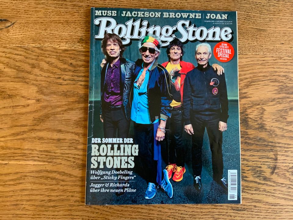 Rolling Stones Coverstories in Musikzeitschriften in Tönisvorst