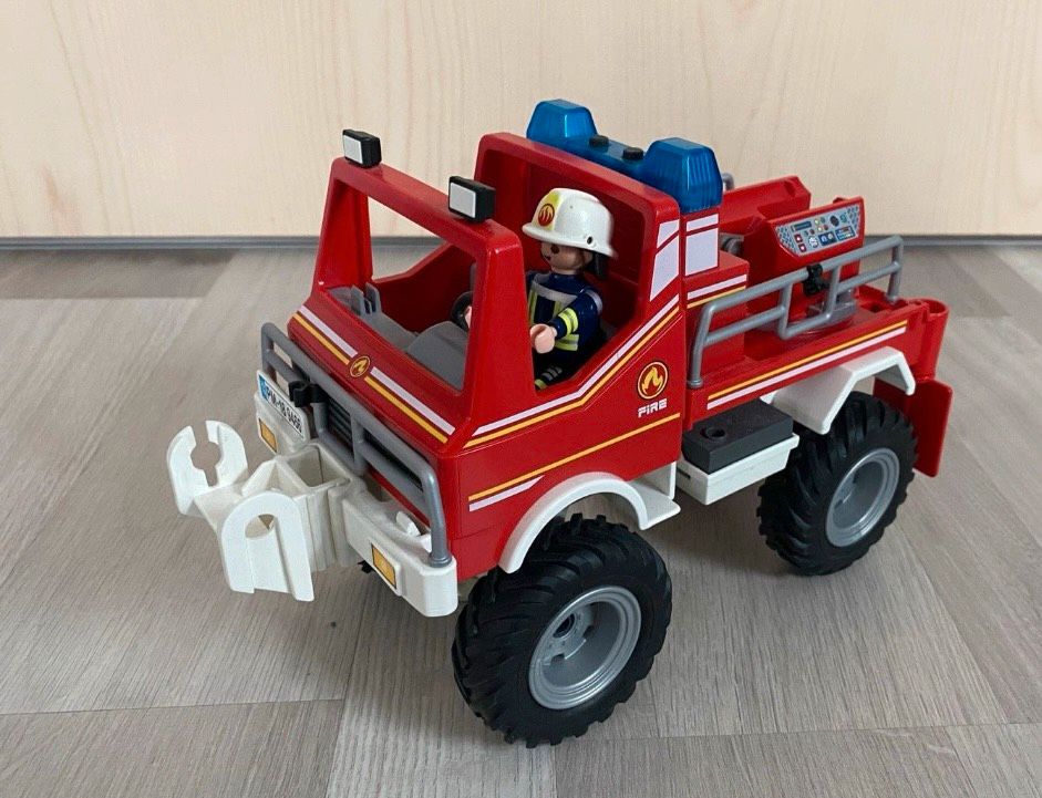 Playmobil Feuerwehr Fahrzeug Unimog rar selten 1986 in Weimar