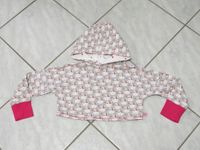 Hoodie crop Kapuzenpullover "Hasen boho" handmade DIY Gr. 116 122 Nordrhein-Westfalen - Wegberg Vorschau