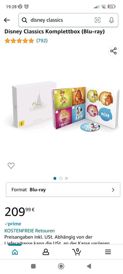 Disney Classics Komplettbox Blu-ray NEU in Baden-Württemberg - Weingarten |  Filme & DVDs gebraucht kaufen | eBay Kleinanzeigen ist jetzt Kleinanzeigen