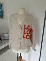 Strickjacke Cardigan creme orange LOVE 38, 40, 42 NEU Privatverk Nordrhein-Westfalen - Herford Vorschau