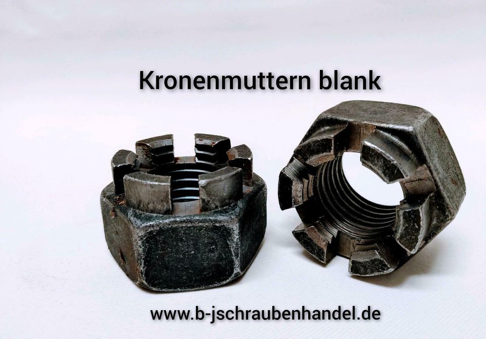 Kronenmuttern blank,verzinkt,Messing top Preise!!!! in Bielefeld