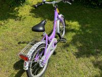 Kinderfahrrad Puky 18 Zoll Lila mit Blumen Bayern - Krailling Vorschau