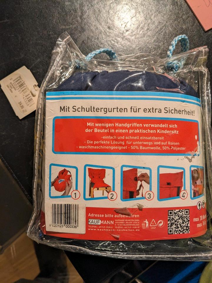 Kindersitz im Taschenformat praktisch für Besuche und Reisen in Centrum