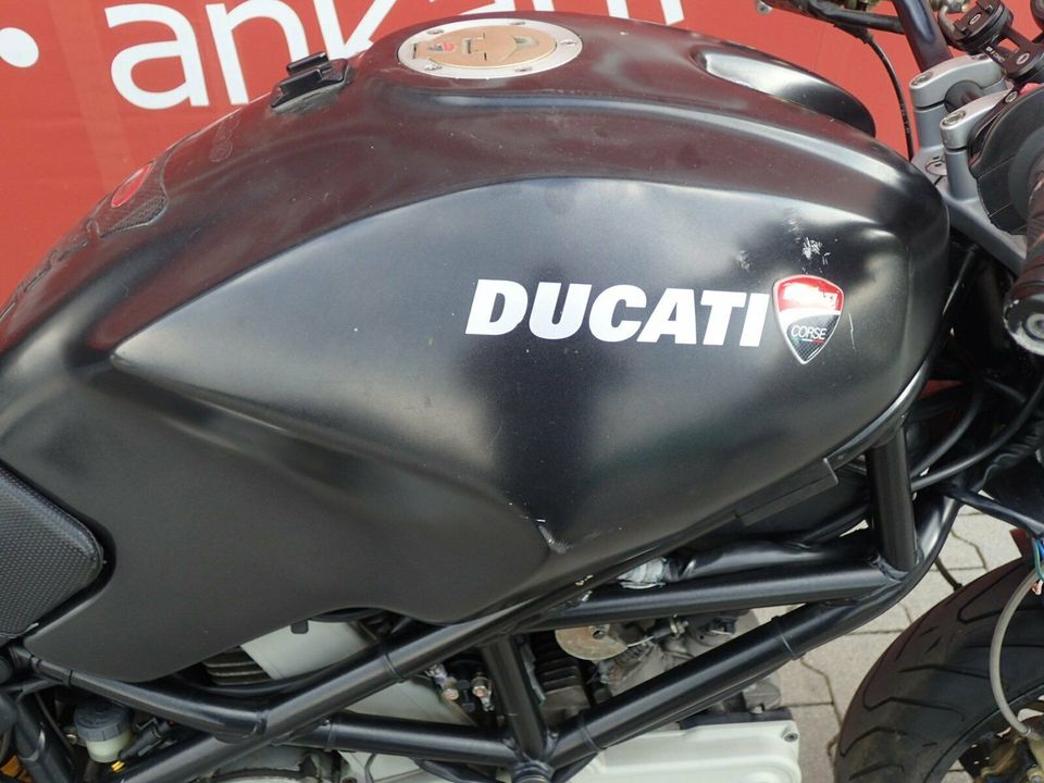 Ducati Monster 620 M4 Rahmen Gabel Sitzbank Tacho Tank Motor in Mantel