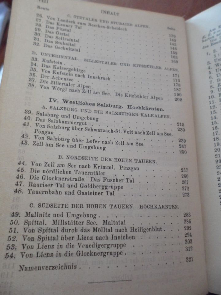 BAEDEKERS TIROL -VORARLBERG-WESTL.SALZBURG-HOCHKÄRNT-1938(0305-19 in Piesport