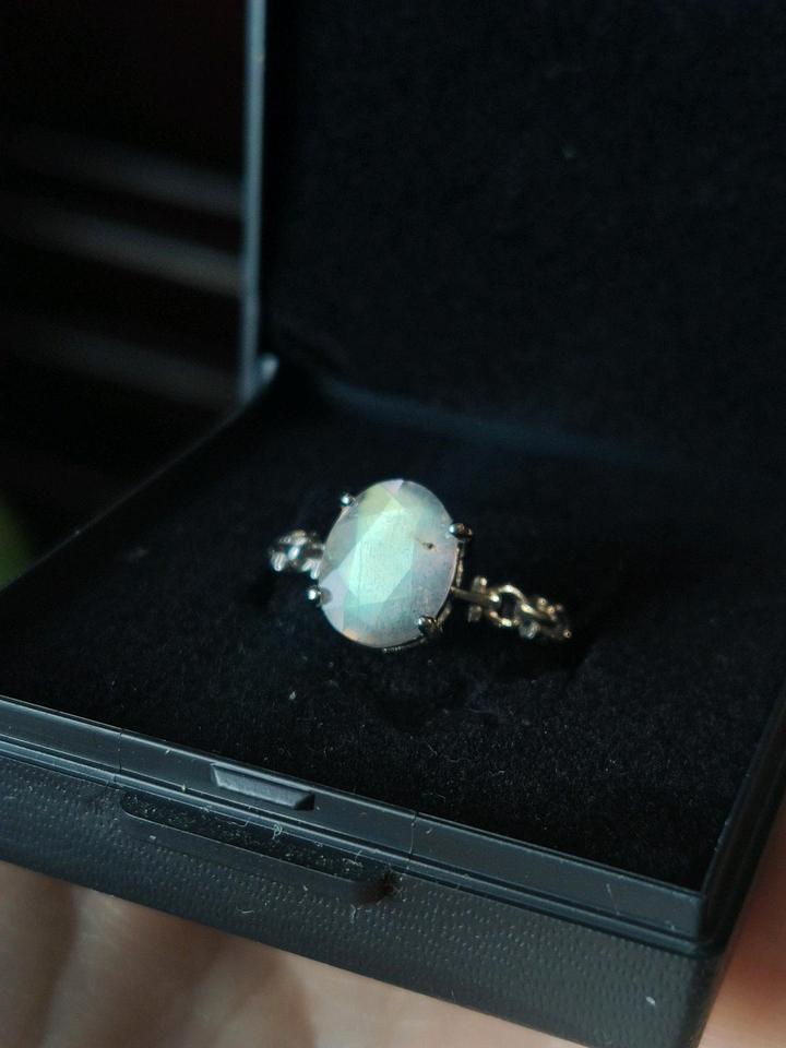 Labradorit Silber Ring Kristall Edelstein Mineralien Schmuck in Bochum