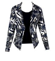 FRANK LYMAN 216302 Blazer Jacke Stretch Tierprint modern Biker Niedersachsen - Burgdorf Vorschau