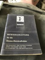 Betriebsanleitung für Simson kleinkrafträder Leipzig - Engelsdorf Vorschau