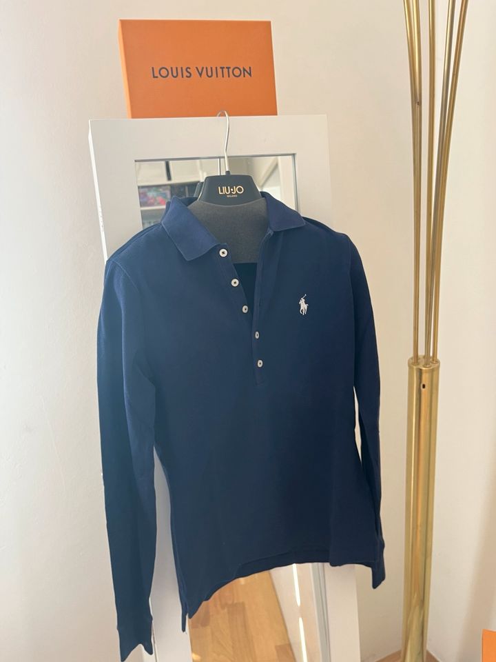 Schönes Langarmshirt Ralph Lauren RL dunkelblau in München