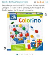 Ravensburger ministeps Colorino Lernspiel ab 1,5 Jahren Sachsen-Anhalt - Jeßnitz Vorschau