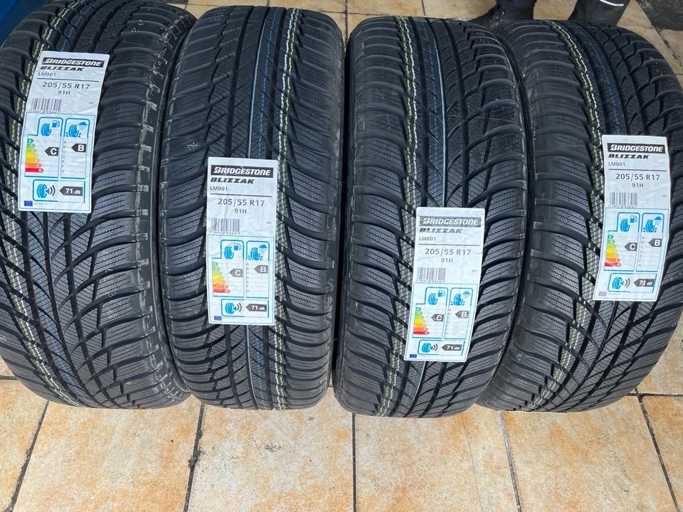 205/55R/17 91H Bridgestone Blizzak LM001 MO inkl.Montage NEU in Aschaffenburg