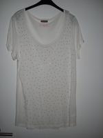 Street one T-Shirt Gr. 42 Weiß mit Strass Nordrhein-Westfalen - Winterberg Vorschau
