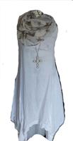 Lagenlook,Kleid von Made in Italy,weiß,Gr.XL-5XL Niedersachsen - Wolfsburg Vorschau