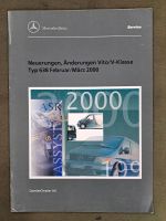 Mercedes Benz Neuerungen W638 V-Klasse Vito Viano 2000 Niedersachsen - Söhlde Vorschau