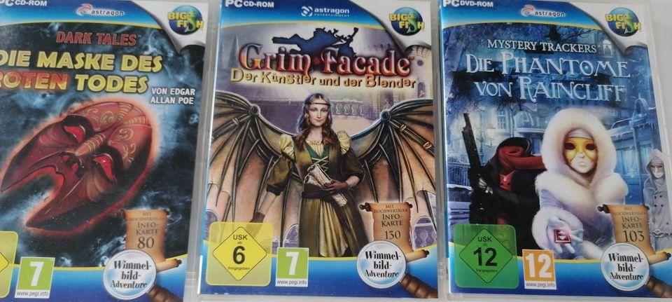 12 gut erhaltene Wimmelbildspiele - auch einzeln für 2,-/Spiel P3 in Blankenheim