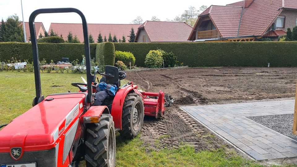 Garten fräsen Umkehrfräse Rasen Wiese in Lathen