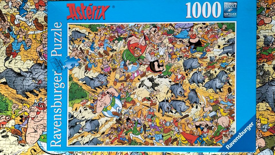 Asterix Wildschweinjagd/Puzzle 1000er Vollständig!! Rarität in Hamburg