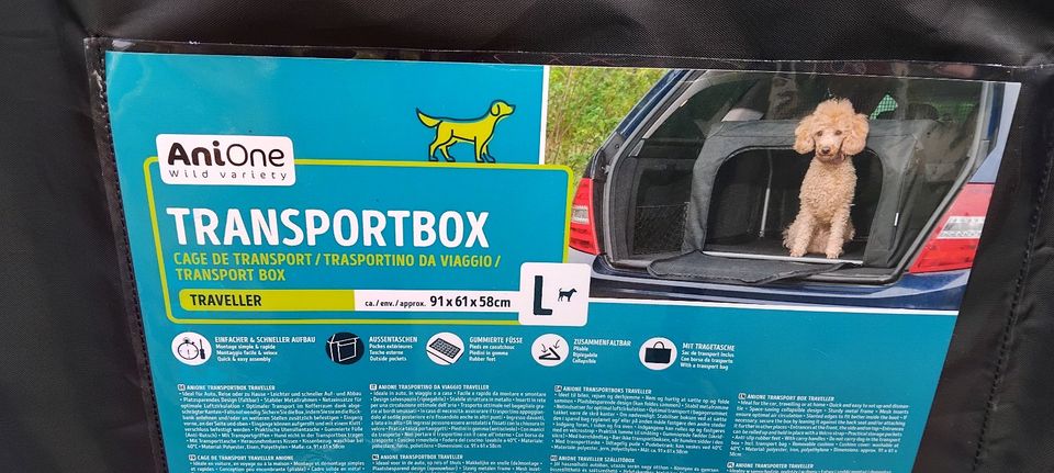 Faltbare Hundetransportbox neu !!! groß in Brakel