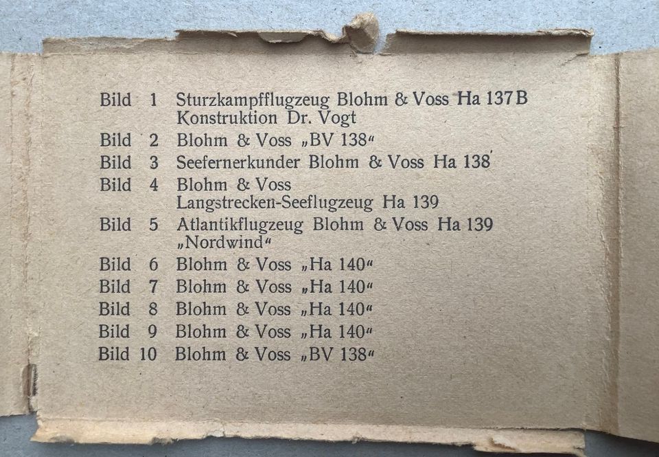Flugzeuge, Blohm & Voss, 10 Original Fotos in Dresden