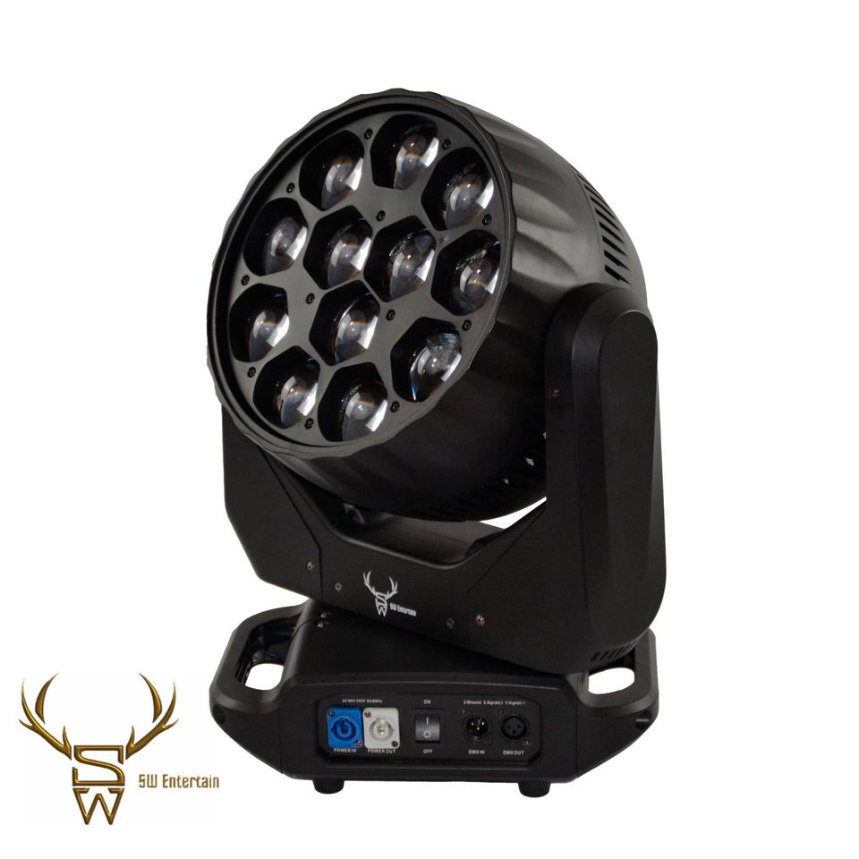 Zoom Wash Moving Head 12x40 Watt LED in Petersberg