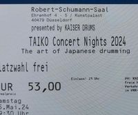 1 Karte - "Taiko concert Nights" - 25.5. Düsseldorf Nordrhein-Westfalen - Mettmann Vorschau