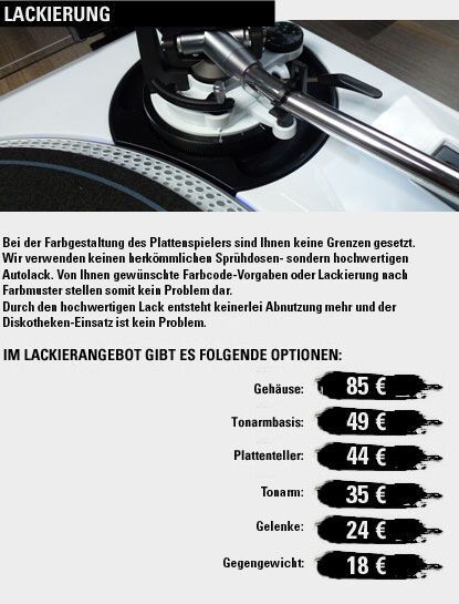 Profi - Lackierung - Technics 1210,1200, MK2, M3D,  M5G , LTD,GLD in Rhede