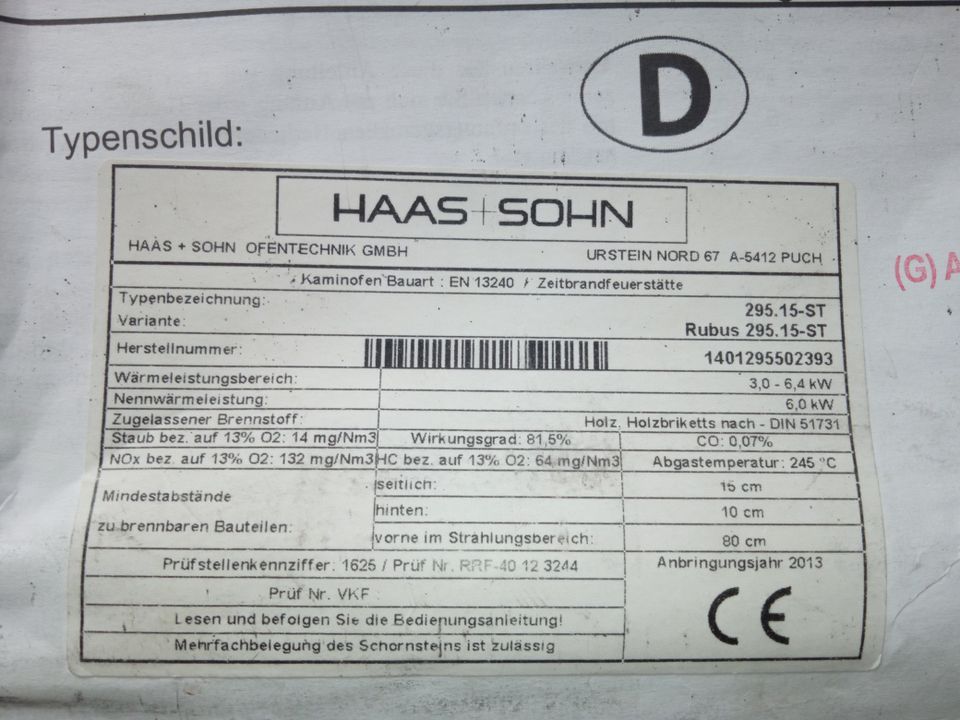 Kaminofen Haas&Sohn in Odenthal