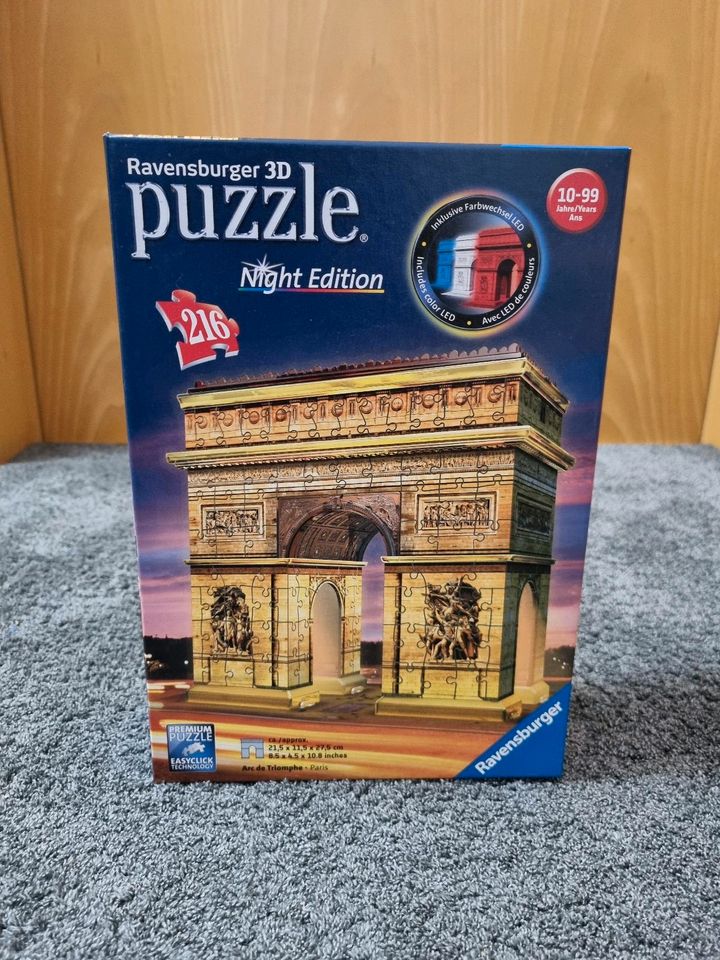 3D Puzzle beleuchtet Triumphbogen in Malente