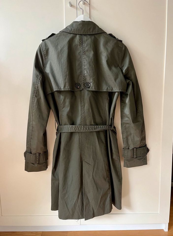 ZARA Basic | Trench kurz, olivgrün | Größe M in Hamburg