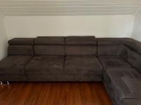 L Sofa/Couch mit beistell Hocker Nordrhein-Westfalen - Kerken Vorschau