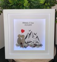 Steinbild Gebirge, Hochzeit, Liebe,Pebbleart Baden-Württemberg - Baden-Baden Vorschau