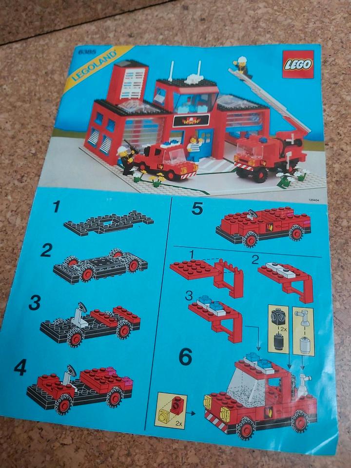 LEGO 6385 Fire House Feuer Wache Feuerwehr Station