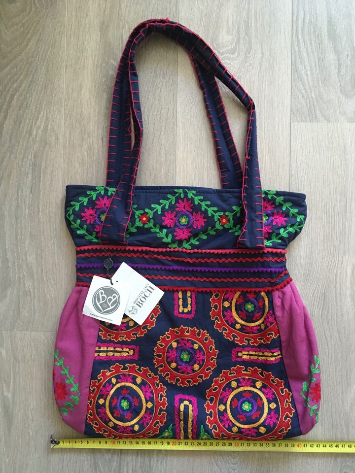 NEU Brigitte von Boch Tasche Beutel Ethno Folklore pink NP 79€ in Bad Nauheim