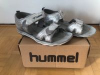 Hummel Mädchen Sandale 34 grau/Glitzer Herzogtum Lauenburg - Wentorf Vorschau