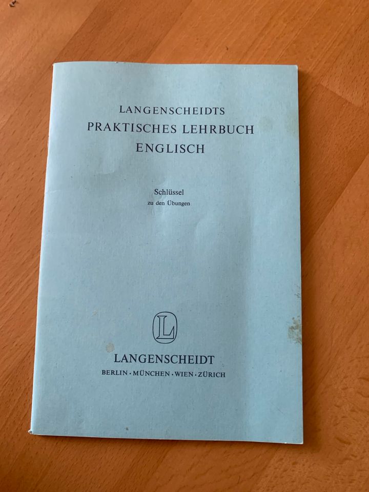 Fernkurs Englisch, Langenscheidt Verlag, Vintage, Rarität in Quakenbrück