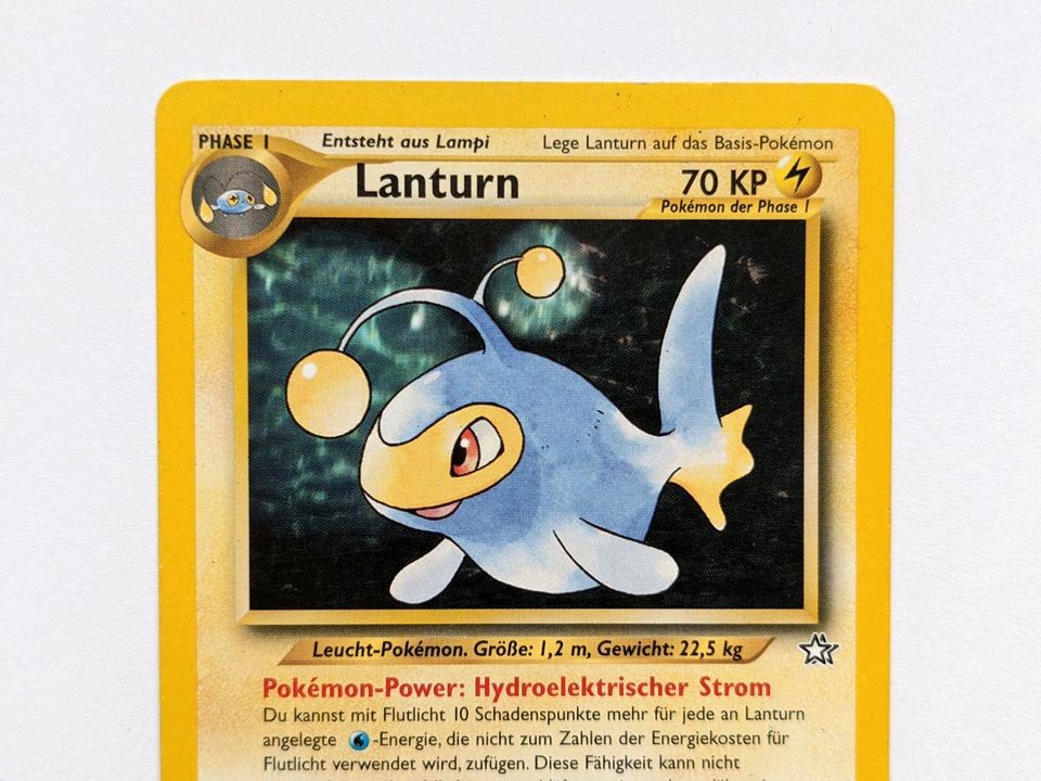 Alte Pokémonkarte Neo Genesis - Lanturn - uncommon in Berlin