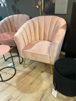 Sessel mit Glam Faktor samt pink - gold Nordrhein-Westfalen - Wesel Vorschau