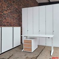 Büromöbel Set: ASSMANN Schreibtisch Highboard Schrank 80 cm weiß Berlin - Reinickendorf Vorschau