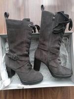 Tamaris Stiefel Grau Leder Gr 36 Top Zustand Baden-Württemberg - Nagold Vorschau