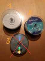 CD-R mit 700 MB - 80 Minuten Rohlinge + DVD+R  Rohlinge ab Bayern - Königsbrunn Vorschau