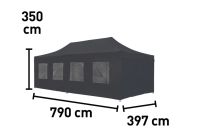 Faltpavillon  Dunkelgrau 790 cm x 397 cm Sachsen - Grimma Vorschau