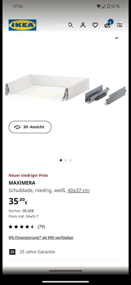 Ikea Maximeria 40x 37 in Rodgau