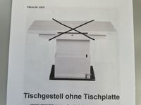 1x neues Tischgestell Gestell Couchtisch weiß Tisch höhenverstell Brandenburg - Brandenburg an der Havel Vorschau