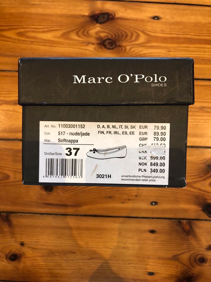 Ballerinas von Marc O’Polo / Größe 37 / getragen in Berlin